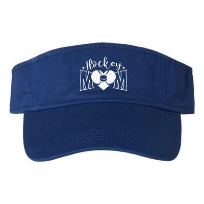 Hockey Players Mom Happy Mothers Day Cute Mama Graphic Gift Valucap Bio-Washed Visor