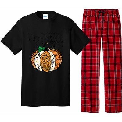 Halloween Pumpkin Music Symbols Music Teacher Halloween Pajama Set