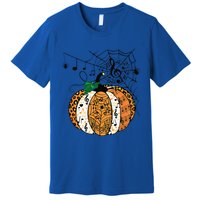 Halloween Pumpkin Music Symbols Music Teacher Halloween Premium T-Shirt