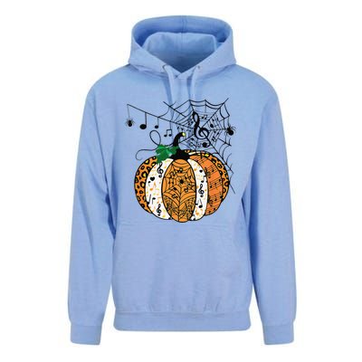 Halloween Pumpkin Music Symbols Music Teacher Halloween Unisex Surf Hoodie