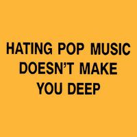 Hating Pop Music Doesn’T Make You Deep Pom Pom 12in Knit Beanie