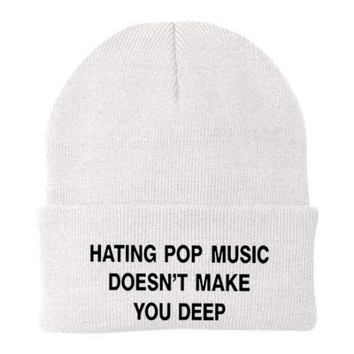 Hating Pop Music Doesn’T Make You Deep Beanie