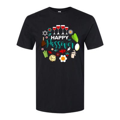 Happy Passover Meal Seder Dinner Softstyle® CVC T-Shirt