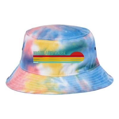 Highland Park Michigan Tie Dye Newport Bucket Hat