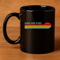Highland Park Michigan 11oz C Handle Ceramic Mug