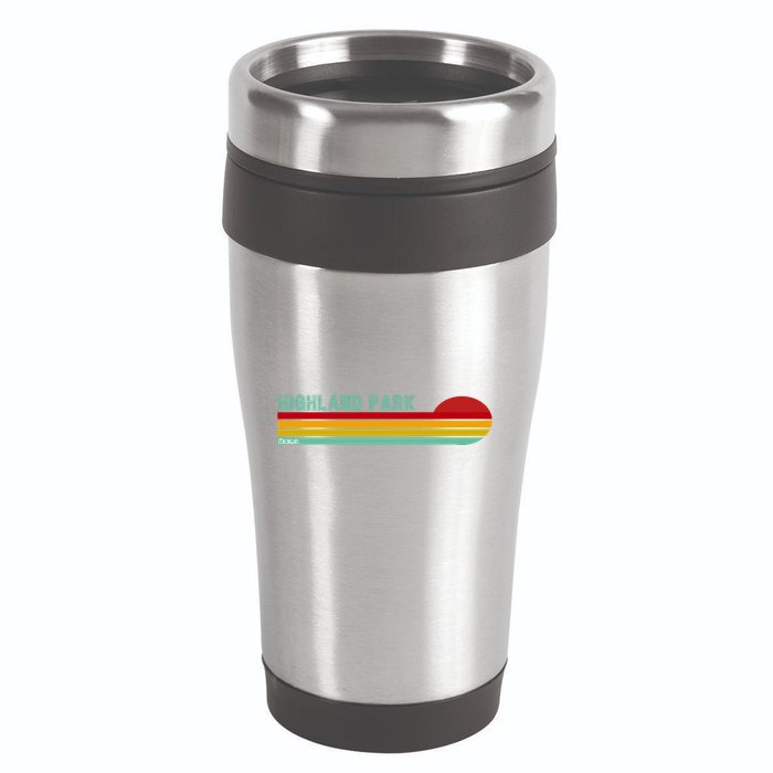 Highland Park Michigan 16oz Travel Tumbler