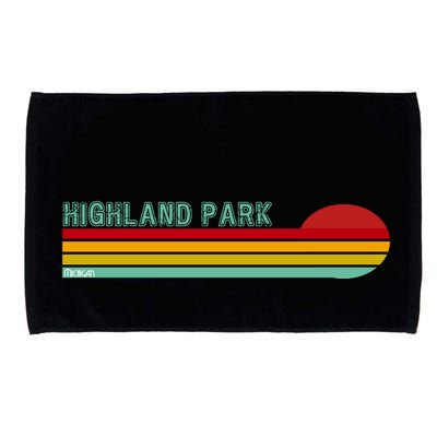 Highland Park Michigan Microfiber Hand Towel
