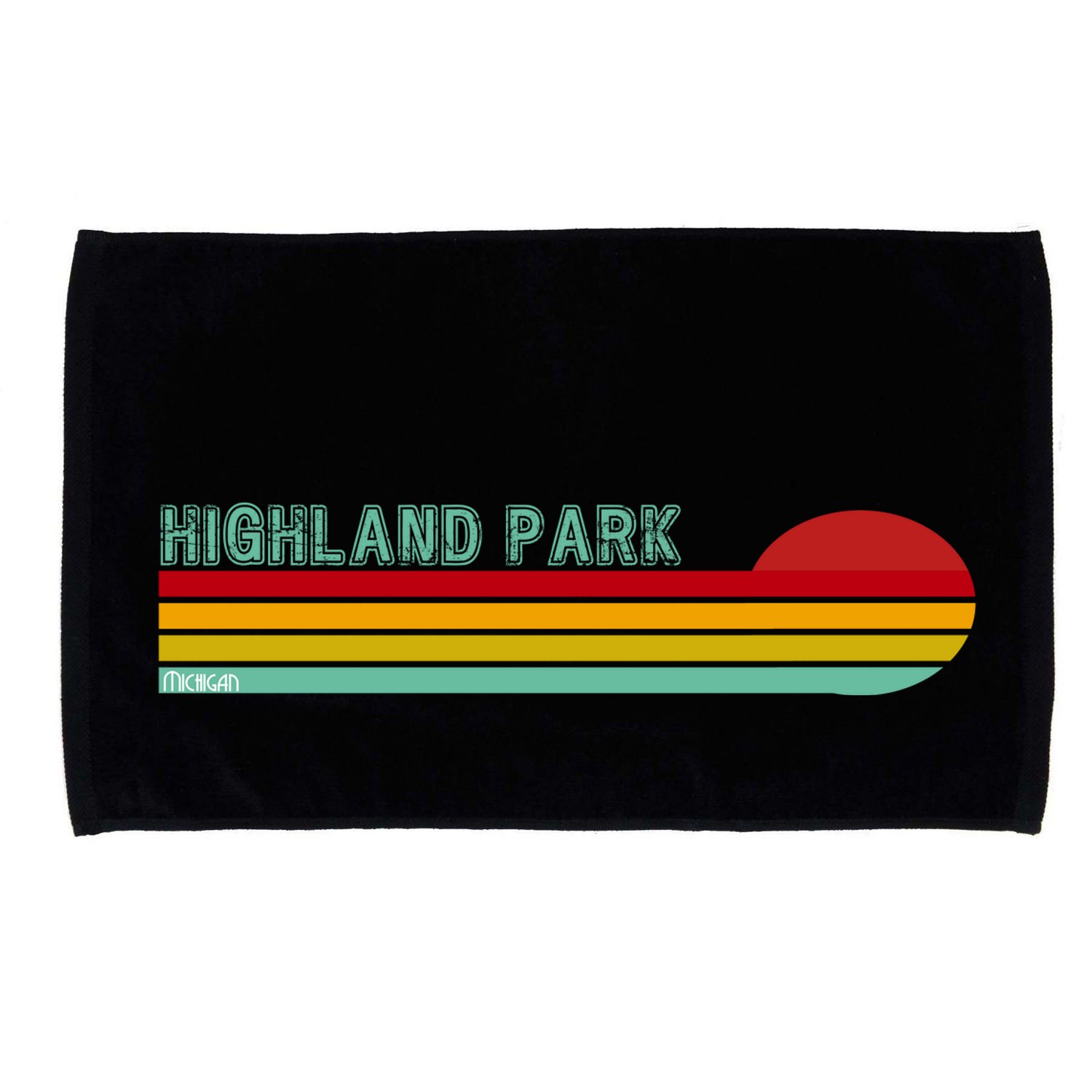 Highland Park Michigan Microfiber Hand Towel