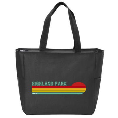 Highland Park Michigan Zip Tote Bag