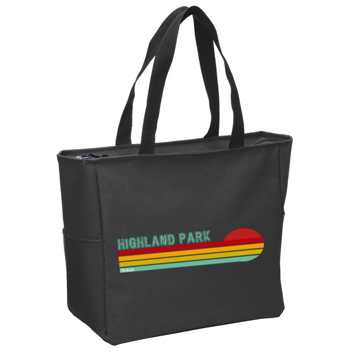 Highland Park Michigan Zip Tote Bag