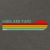 Highland Park Michigan Cotton Canvas Backpack