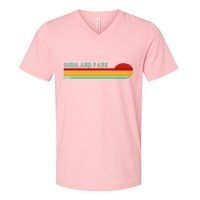 Highland Park Michigan V-Neck T-Shirt