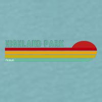 Highland Park Michigan Sueded Cloud Jersey T-Shirt