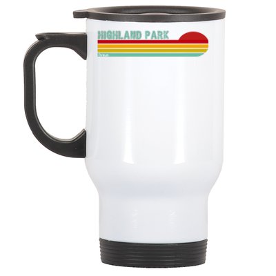 Highland Park Michigan Stainless Steel Travel Mug