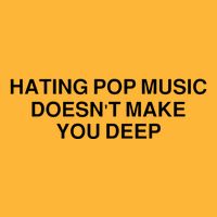 Hating Pop Music Doesn’T Make You Deep Pom Pom 12in Knit Beanie