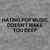 Hating Pop Music Doesn’T Make You Deep 7-Panel Snapback Hat