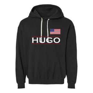 Hugo Personalized Name Funny Birthday Gift Idea Garment-Dyed Fleece Hoodie