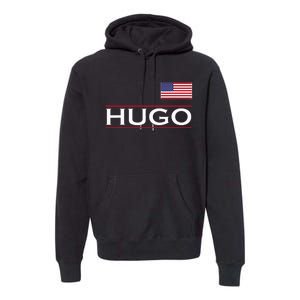 Hugo Personalized Name Funny Birthday Gift Idea Premium Hoodie