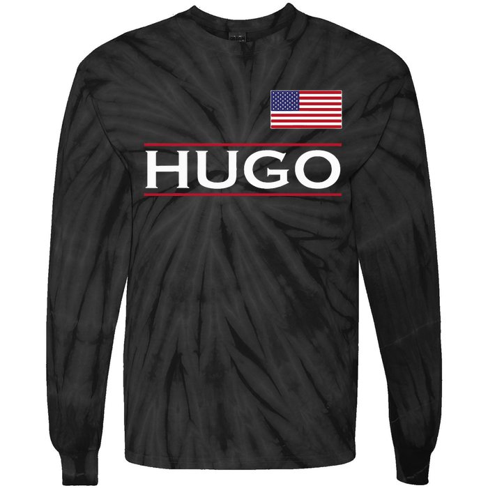 Hugo Personalized Name Funny Birthday Gift Idea Tie-Dye Long Sleeve Shirt