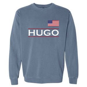 Hugo Personalized Name Funny Birthday Gift Idea Garment-Dyed Sweatshirt