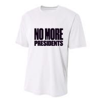 Hasan Piker No More Presidents Youth Performance Sprint T-Shirt