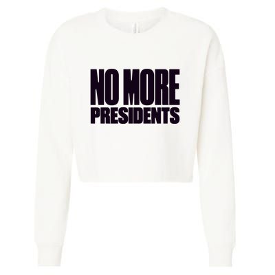 Hasan Piker No More Presidents Cropped Pullover Crew
