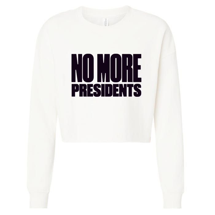 Hasan Piker No More Presidents Cropped Pullover Crew