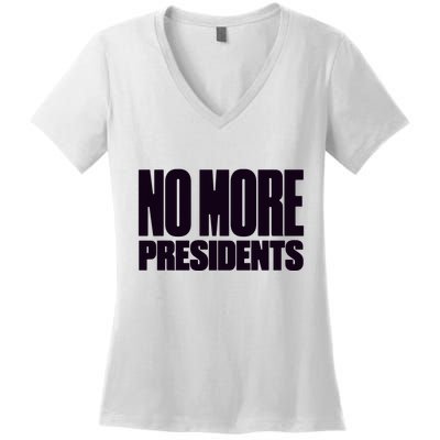 Hasan Piker No More Presidents Women's V-Neck T-Shirt