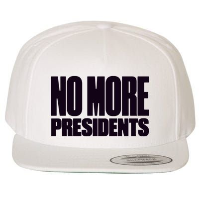 Hasan Piker No More Presidents Wool Snapback Cap