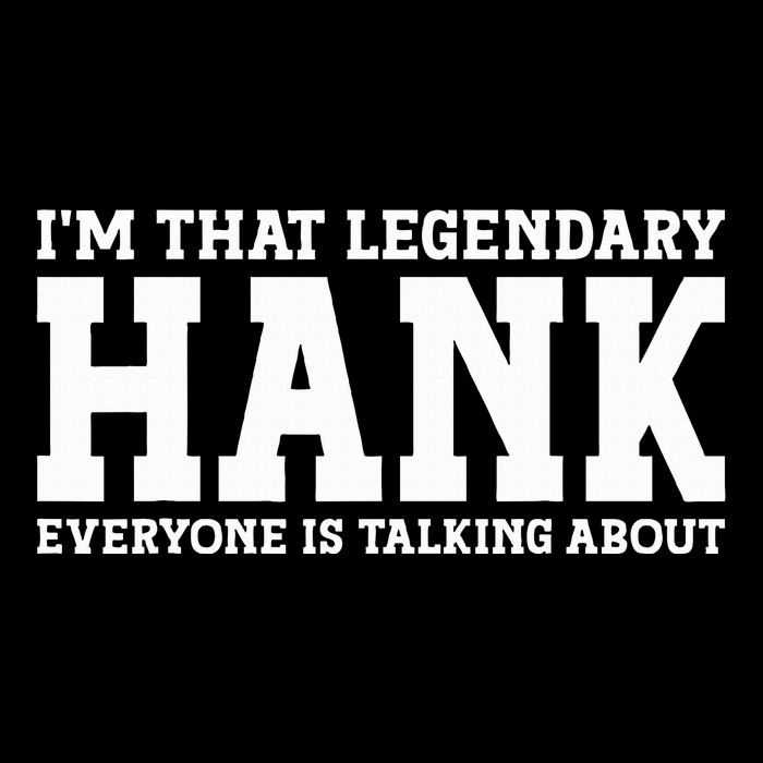 Hank Personal Name Funny Hank 16 in Basic Backpack