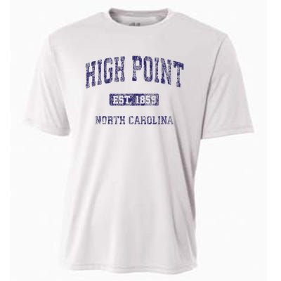 High Point North Carolina Nc Vintage Athletic Cooling Performance Crew T-Shirt