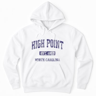 High Point North Carolina Nc Vintage Athletic Hoodie