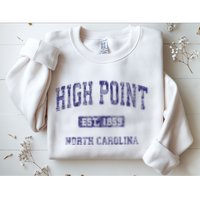 High Point North Carolina Nc Vintage Athletic Sweatshirt