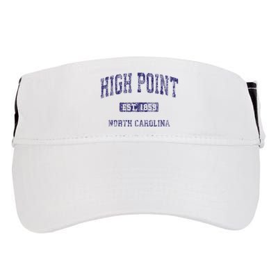 High Point North Carolina Nc Vintage Athletic Adult Drive Performance Visor
