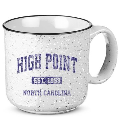 High Point North Carolina Nc Vintage Athletic 15oz Campfire Ceramic Mug