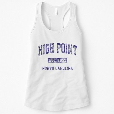 High Point North Carolina Nc Vintage Athletic Womens Tank Top