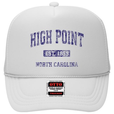 High Point North Carolina Nc Vintage Athletic Trucker Hat