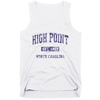 High Point North Carolina Nc Vintage Athletic Tank Top
