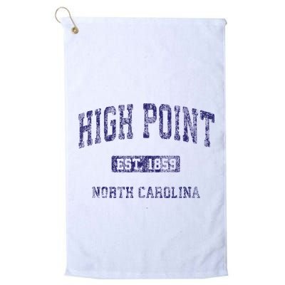 High Point North Carolina Nc Vintage Athletic Golf Towel