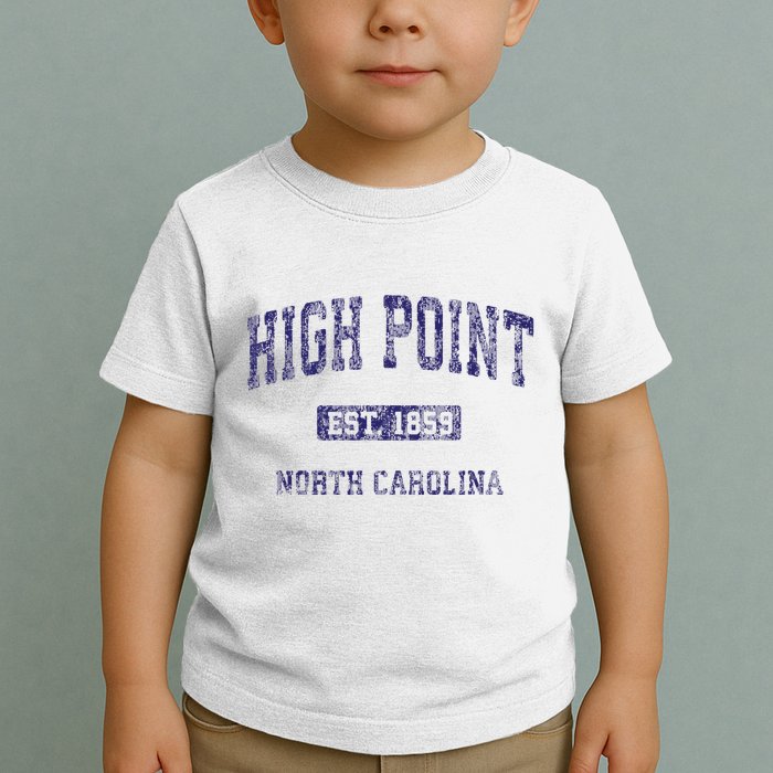 High Point North Carolina Nc Vintage Athletic Toddler T-Shirt