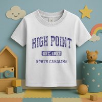 High Point North Carolina Nc Vintage Athletic Toddler T-Shirt