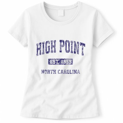 High Point North Carolina Nc Vintage Athletic Womens T-Shirt