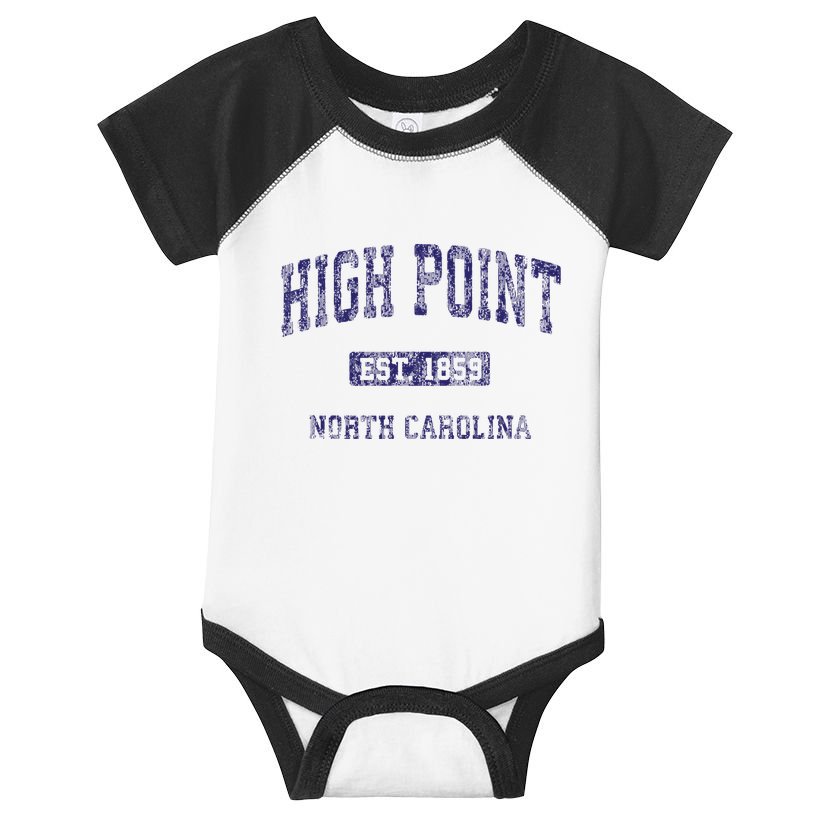 High Point North Carolina Nc Vintage Athletic Infant Baby Jersey Bodysuit