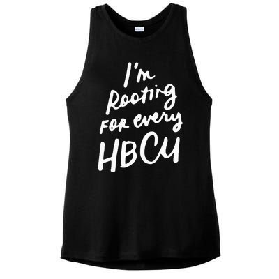 HBCU Proud Our Educational Roots Are Historical Black Pride Ladies PosiCharge Tri-Blend Wicking Tank