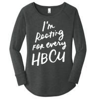 HBCU Proud Our Educational Roots Are Historical Black Pride Women's Perfect Tri Tunic Long Sleeve Shirt