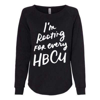 HBCU Proud Our Educational Roots Are Historical Black Pride Womens California Wash Sweatshirt