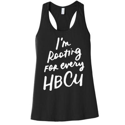 HBCU Proud Our Educational Roots Are Historical Black Pride Women's Racerback Tank