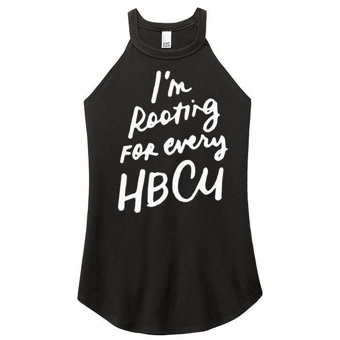 HBCU Proud Our Educational Roots Are Historical Black Pride Women's Perfect Tri Rocker Tank