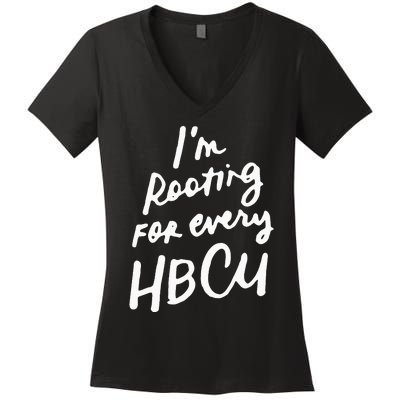 HBCU Proud Our Educational Roots Are Historical Black Pride Women's V-Neck T-Shirt