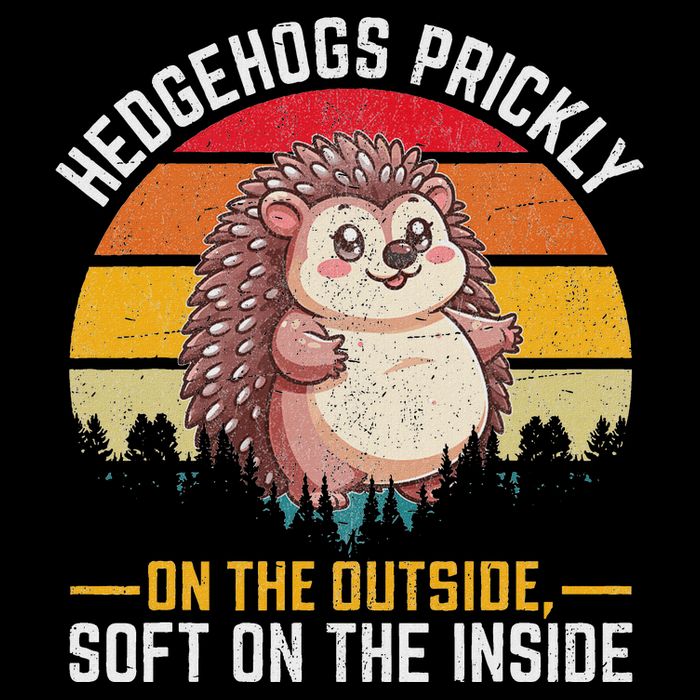 Hedgehogs Prickly On The Outside Soft On The Inside Wool Snapback Cap
